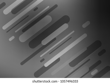 Light Silver, Gray vector natural abstract template. Blurred decorative design in Indian style with Zen tangles. A completely new design for your business.