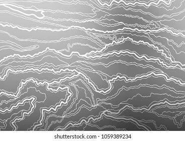 Light Silver, Gray vector natural elegant template. Colorful illustration in abstract style with doodles and Zen tangles. Brand-new design for your business.