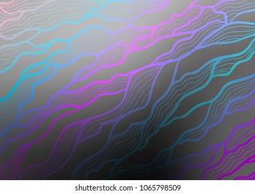 Light Silver, Gray vector natural elegant pattern. Glitter abstract illustration with doodles and Zen tangles. The textured pattern can be used for website.