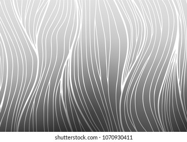 Light Silver, Gray vector natural abstract background. Brand-new colored illustration in blurry style with doodles. Brand-new design for your business.