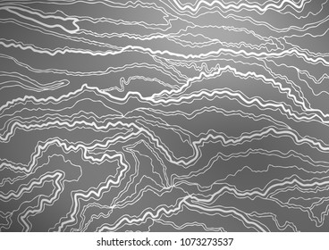 Light Silver, Gray vector natural abstract template. Creative illustration in blurred style with doodles and Zen tangles. Hand painted design for web, wrapping, wallpaper.