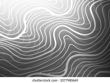 Light Silver, Gray vector natural abstract pattern. Doodles on blurred abstract background with gradient. A new texture for your design.