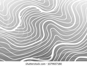 Light Silver, Gray vector natural abstract background. Blurred decorative design in Indian style with Zen tangles. The completely new template can be used for your brand book.
