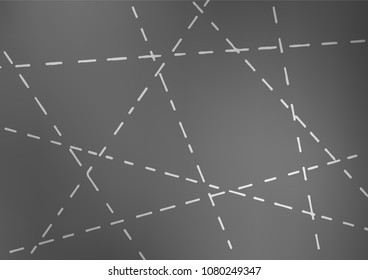 Light Silver, Gray vector natural elegant pattern. A vague abstract illustration with doodles in Indian style. The pattern can be used for coloring books and pages for kids.