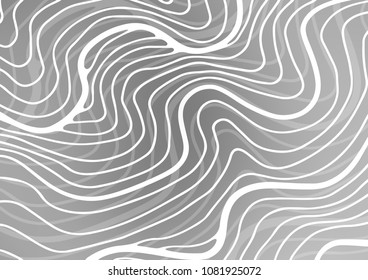 Light Silver, Gray vector natural elegant pattern. Colorful abstract illustration with lines in Asian style. A new texture for your design.