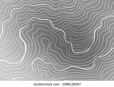 Light Silver, Gray vector natural abstract pattern. Colorful illustration in abstract style with doodles and Zen tangles. A completely new design for your business.