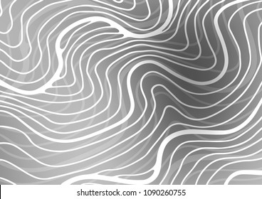 Light Silver, Gray vector natural elegant background. Creative illustration in blurred style with doodles and Zen tangles. The pattern can be used for coloring books and pages for kids.