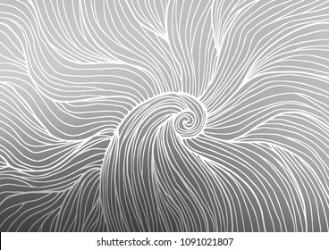 Light Silver, Gray vector natural elegant background. An elegant bright illustration with lines in Natural style. The elegant pattern can be used as a part of a brand book.