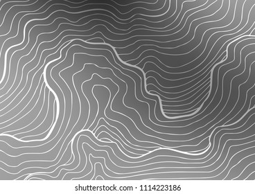 Light Silver, Gray vector natural elegant background. Colorful abstract illustration with lines in Asian style. The doodle design can be used for your web site.