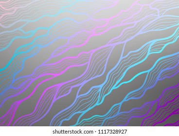 Light Silver, Gray vector natural abstract background. Sketchy hand drawn doodles on blurred background. The template can be used as a background for cell phones.