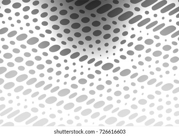 Light Silver, Gray vector natural abstract texture. Colorful illustration in abstract style with doodles and Zen tangles. A completely new template for your business design.