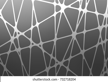 Light Silver, Gray vector natural abstract texture. Glitter abstract illustration with doodles and Zen tangles. The best blurred design for your business.