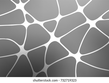 Light Silver, Gray vector natural abstract template. Ethnic elegant natural pattern with gradient. The doodle design can be used for your web site.
