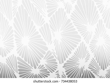 Light Silver, Gray vector natural elegant background. Brand-new colored illustration in blurry style with doodles. The elegant pattern can be used as a part of a brand book.