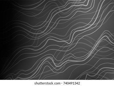 Light Silver, Gray vector natural elegant template. Sketchy hand drawn doodles on blurred background. Hand painted design for web, wrapping, wallpaper.