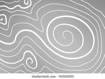 Light Silver, Gray vector natural abstract template. A completely new color illustration in doodle style. The template can be used as a background for cell phones.
