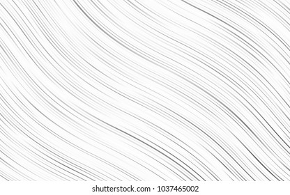 Light Silver, Gray vector pattern with lines, ovals. A completely new color illustration in marble style. Brand-new design for your ads, poster, banner.