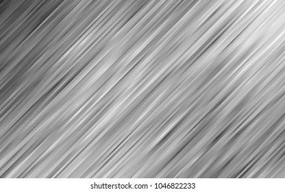Light Silver, Gray vector pattern with lines, ovals. Creative illustration in halftone marble style with gradient. Pattern for your business design.