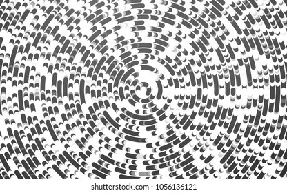 Light Silver, Gray vector pattern with bent lines. Creative geometric illustration in marble style with gradient. Pattern for your business design.
