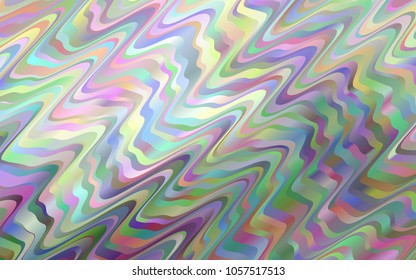 Light Silver, Gray vector pattern with bent ribbons. Colorful illustration in abstract marble style with gradient. A completely new template for your business design.