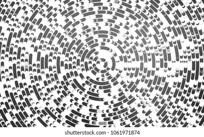 Light Silver, Gray vector pattern with bent ribbons. Modern gradient abstract illustration with bandy lines. A completely new marble design for your business.
