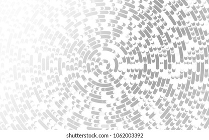 Light Silver, Gray vector pattern with curved circles. A completely new color illustration in marble style. A new texture for your  ad, booklets, leaflets.