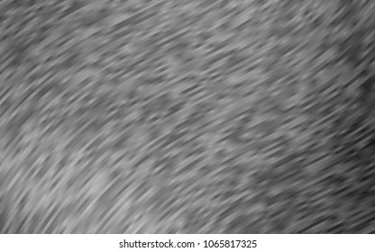 Light Silver, Gray vector pattern with curved circles. A sample with blurred bubble shapes. Textured wave pattern for backgrounds.