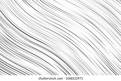 Light Silver, Gray vector pattern with liquid shapes. A vague circumflex abstract illustration with gradient. The best blurred design for your business.