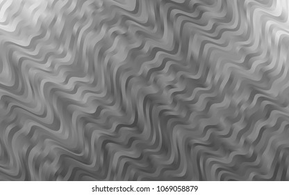 Light Silver, Gray vector pattern with lamp shapes. A vague circumflex abstract illustration with gradient. Brand-new design for your ads, poster, banner.