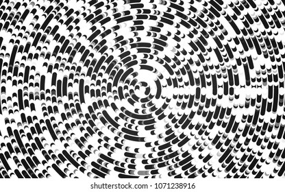 Light Silver, Gray vector pattern with lamp shapes. Colorful abstract illustration with gradient lines. A completely new template for your business design.