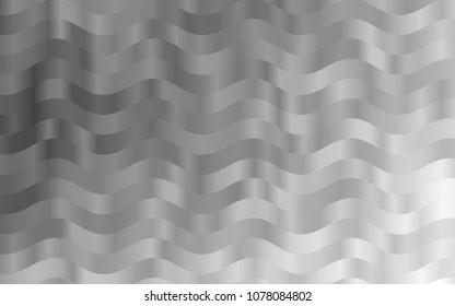 Light Silver, Gray vector pattern with liquid shapes. Glitter abstract illustration with wry lines. The best blurred design for your business.
