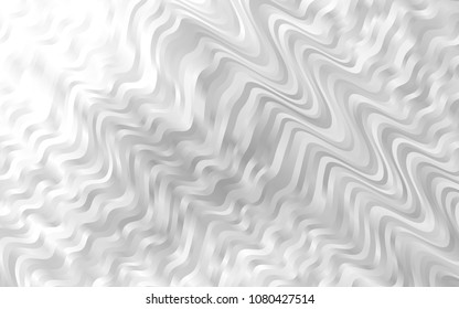 Light Silver, Gray vector pattern with lava shapes. Creative geometric illustration in marble style with gradient. New composition for your brand book.