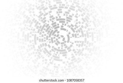 Light Silver, Gray vector pattern with bent lines. Glitter abstract illustration with wry lines. New composition for your brand book.