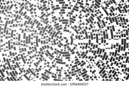 Light Silver, Gray vector pattern with bent ribbons. An elegant bright illustration with gradient. Textured wave pattern for backgrounds.