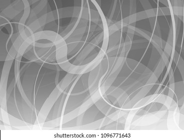 Light Silver, Gray vector pattern with liquid shapes. Brand new colored illustration in marble style with gradient. New composition for your brand book.