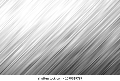 Light Silver, Gray vector pattern with bent ribbons. A vague circumflex abstract illustration with gradient. Marble design for your web site.