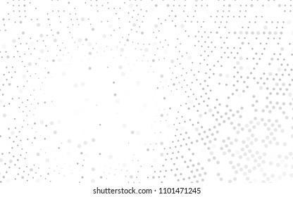 Light Silver, Gray vector  pattern with spheres. Illustration with set of shining colorful abstract circles. The pattern can be used for beautiful websites.