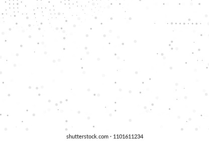 Light Silver, Gray vector  pattern with spheres. Modern abstract illustration with colorful water drops. The pattern can be used for beautiful websites.
