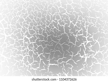 Light Silver, Gray vector pattern with curved circles. An elegant bright illustration with gradient. The elegant pattern for brand book.