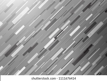 Light Silver, Gray vector pattern with narrow lines. Decorative shining illustration with lines on abstract template. Best design for your ad, poster, banner.