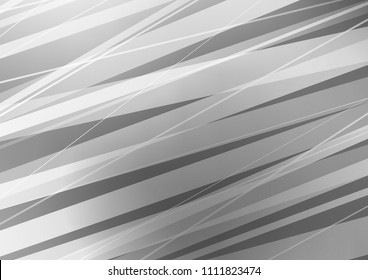 Light Silver, Gray vector pattern with narrow lines. Decorative shining illustration with lines on abstract template. The pattern can be used as ads, poster, banner for commercial.