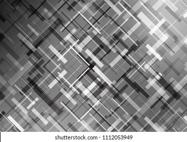 Light Silver, Gray vector pattern with narrow lines. Glitter abstract illustration with colored sticks. The pattern can be used for websites.