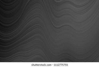 Light Silver, Gray vector pattern with lava shapes. An elegant bright illustration with gradient. New composition for your brand book.
