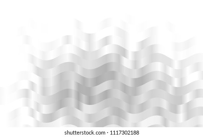 Light Silver, Gray vector pattern with lava shapes. An elegant bright illustration with gradient. Textured wave pattern for backgrounds.