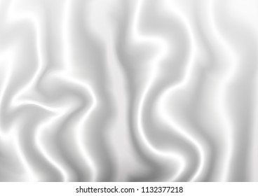 Light Silver, Gray vector pattern with curved circles. Geometric illustration in marble style with gradient.  A completely new marble design for your business.