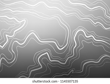 Light Silver, Gray vector pattern with narrow lines. Blurred decorative design in simple style with lines. The pattern can be used for websites.