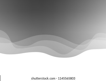 Light Silver, Gray vector pattern with bubble shapes. Creative illustration in halftone marble style with gradient. The elegant pattern for brand book.