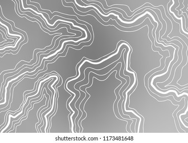 Light Silver, Gray vector pattern with bent ribbons. Creative geometric illustration in marble style with gradient. A new texture for your  ad, booklets, leaflets.