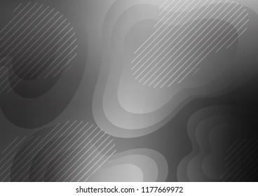 Light Silver, Gray vector pattern with narrow lines. Modern geometrical abstract illustration with staves. The pattern can be used for busines ad, booklets, leaflets