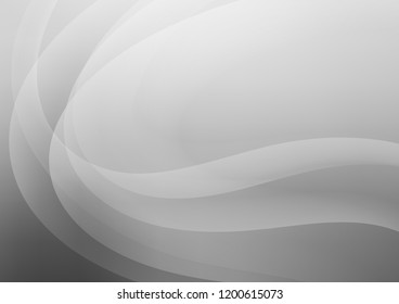 Light Silver, Gray vector pattern with liquid shapes. Creative geometric illustration in marble style with gradient. Brand new design for your ads, poster, banner.